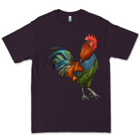 Plum rooster Premium Tee - RanaPortraitStore
