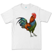 White rooster Premium Tee - RanaPortraitStore
