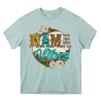 Arona mama vibes with daisies Heavy Core Tee - texasbilliewilder