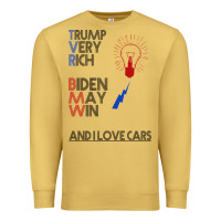 Antique Gold trump biden cars Premium Sweatshirt - Bettercallsaul
