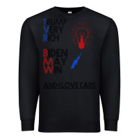 Black trump biden cars Premium Sweatshirt - Bettercallsaul