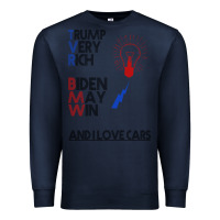 Navy trump biden cars Premium Sweatshirt - Bettercallsaul