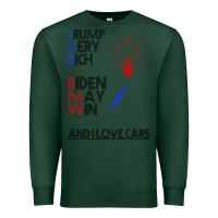 Sports Green trump biden cars Premium Sweatshirt - Bettercallsaul