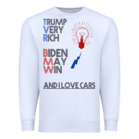 White trump biden cars Premium Sweatshirt - Bettercallsaul