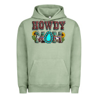 Pigment Oil Green Howdy mom mother's day Urban Hoodie - HowdyJamesFarm