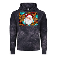 Cloud Black santa background Vintage Hoodie - JahusDesignShop
