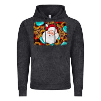 Vintage Black santa background Vintage Hoodie - JahusDesignShop