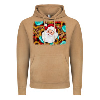 Santa Background Vintage Hoodie | Teevron