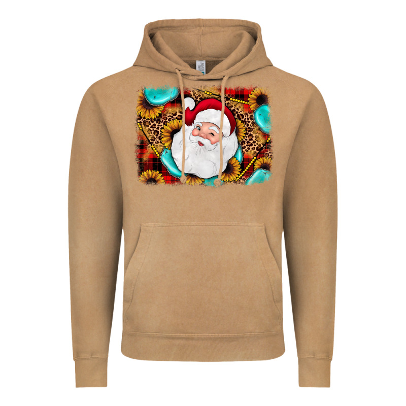 Santa Background Vintage Hoodie by JahusDesignShop | Teevron