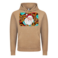 Vintage Coffee santa background Vintage Hoodie - JahusDesignShop