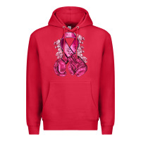 Cardinal breast cancer with boxing gloves Premium Hoodie - NancyCooperArtShop