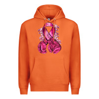Carrot breast cancer with boxing gloves Premium Hoodie - NancyCooperArtShop