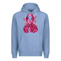 Colony Blue breast cancer with boxing gloves Premium Hoodie - NancyCooperArtShop