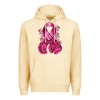 Pina Colada breast cancer with boxing gloves Premium Hoodie - NancyCooperArtShop