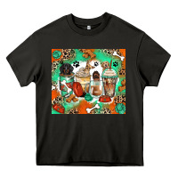 Asphalt dog coffee cups Heavy Core Tee - Zillion Design Studio