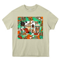 Mossy dog coffee cups Heavy Core Tee - Zillion Design Studio