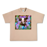 Burro easter cow eggs flowers daisys Urban Heavy Tee - Artiststas