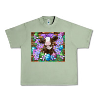 Oil Green easter cow eggs flowers daisys Urban Heavy Tee - Artiststas