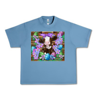 Pebble Blue easter cow eggs flowers daisys Urban Heavy Tee - Artiststas
