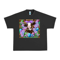 Pigment Black easter cow eggs flowers daisys Urban Heavy Tee - Artiststas