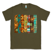 Army Green thanksgiving brushstroke Classic Tee - BarkalooDesign