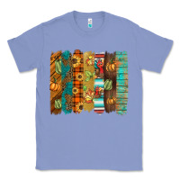 Colony Blue thanksgiving brushstroke Classic Tee - BarkalooDesign