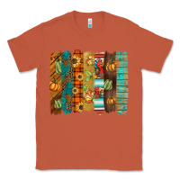 Copper thanksgiving brushstroke Classic Tee - BarkalooDesign