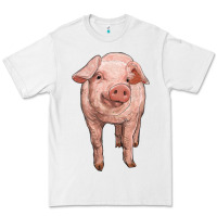 White pig Premium Tee - RanaPortraitStore