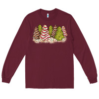 Burgundy little debbie tree cakes Long Sleeve Tee - JahusDesignShop