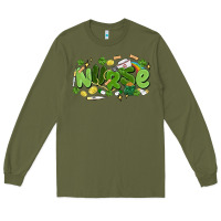 Army Green st.patrick's day nurse Long Sleeve Tee - MaliasSmallBusiness