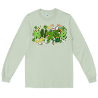 Matcha st.patrick's day nurse Long Sleeve Tee - MaliasSmallBusiness