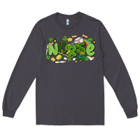 Smoke st.patrick's day nurse Long Sleeve Tee - MaliasSmallBusiness