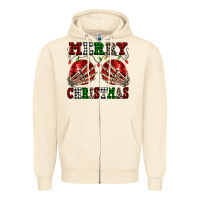 Sandshell Merry Christmas skeleton hands boobs Zipper Hoodie - NancyCooperArtShop