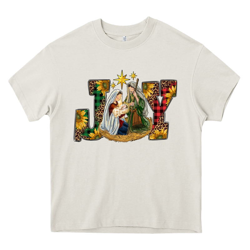 Joy Holy Family Heavy Core Tee by RanaPortraitStore | Teevron