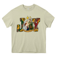 Mossy joy holy family Heavy Core Tee - RanaPortraitStore