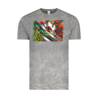 Cloud Rock mexico flag sunflowers roses and cactus with serape aztec and leopard Vintage Tee - Artiststas