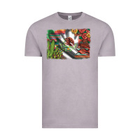 Vintage Zinc mexico flag sunflowers roses and cactus with serape aztec and leopard Vintage Tee - Artiststas