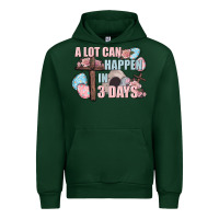 Forest Green Easter Day A lot can happen in 3 days Urban Hoodie - CowGirlArtShop