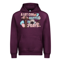 Mauve Wine Easter Day A lot can happen in 3 days Urban Hoodie - CowGirlArtShop