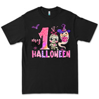Black my first pink halloween Premium Tee - AdoDesignShop