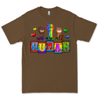 Cacao we are all human Premium Tee - Zillion Design Studio