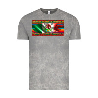 Cloud Rock mexico flag serape roses leopard and glitter licanse plate Vintage Tee - Artiststas