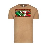 Vintage Camel mexico flag serape roses leopard and glitter licanse plate Vintage Tee - Artiststas