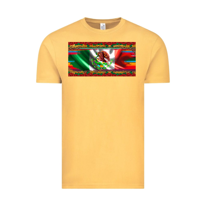 Mexico Flag Serape Roses Leopard And Glitter Licanse Plate Vintage Tee by Artiststas | Teevron