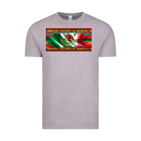 Vintage Zinc mexico flag serape roses leopard and glitter licanse plate Vintage Tee - Artiststas