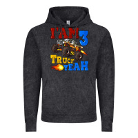 Vintage Black i'am three truck yeah Vintage Hoodie - Artiststas