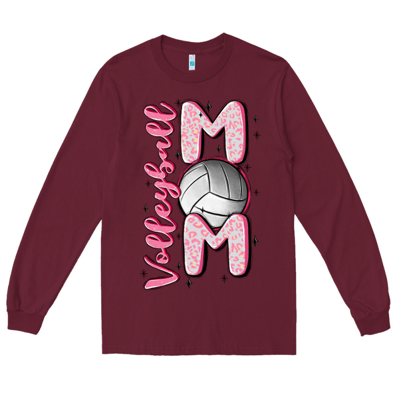 Volleyball Mom Long Sleeve Tee by MaliasSmallBusiness | Teevron