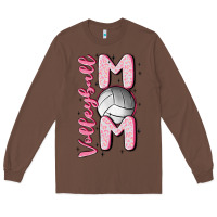 Chestnut volleyball mom Long Sleeve Tee - MaliasSmallBusiness