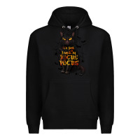 Black It's Just a Bunch of Hocus Pocus Premium Hoodie - texasbilliewilder