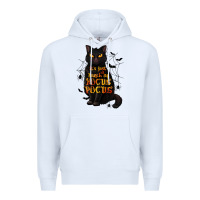 White It's Just a Bunch of Hocus Pocus Premium Hoodie - texasbilliewilder